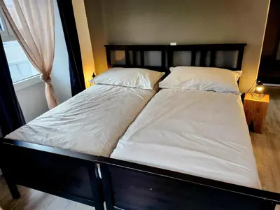Ein Bett oder Betten in einem Zimmer der Unterkunft Auberge de l’Union