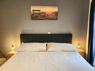 Ein Bett oder Betten in einem Zimmer der Unterkunft Auberge de l’Union