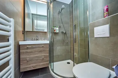 Ein Badezimmer in der Unterkunft Residence Tsaumiau, 3BR, Perfect View, Skilift 170m!