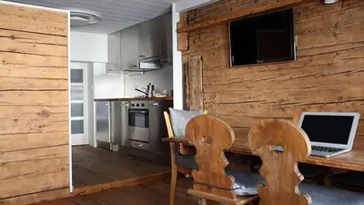 Küche/Küchenzeile in der Unterkunft Chalet Swiss Andermatt