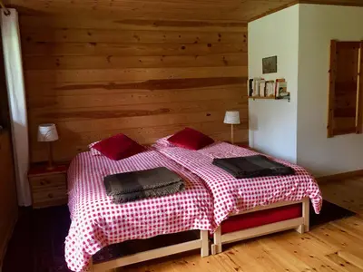 Ein Bett oder Betten in einem Zimmer der Unterkunft Grand Pra