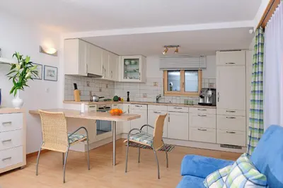 Küche/Küchenzeile in der Unterkunft Haus Leopold