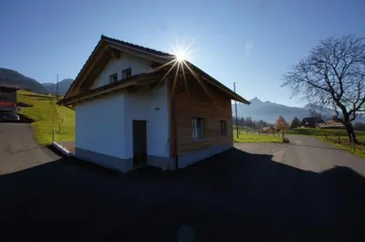 Naturlandschaft in der Nähe des Chalets