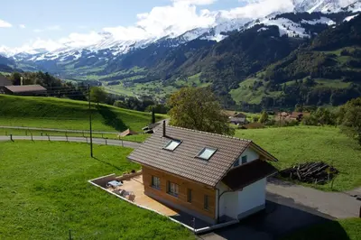 Naturlandschaft in der Nähe des Chalets