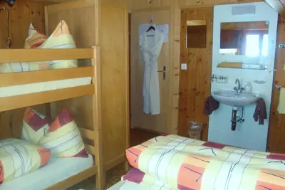 Ein Bett oder Betten in einem Zimmer der Unterkunft Bietschhorn