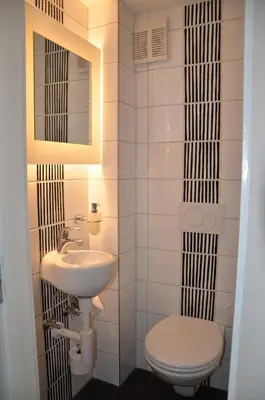 Ein Badezimmer in der Unterkunft Apartments Steinbock