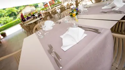 Ein Restaurant oder anderes Speiselokal in der Unterkunft Hotel-Restaurant Ackersand
