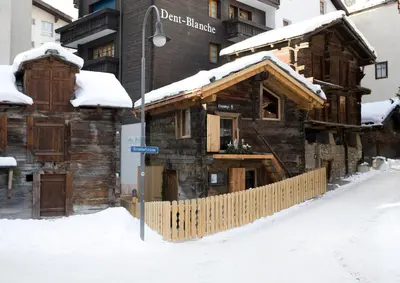 Chalet Z'Gogwärgji im Winter