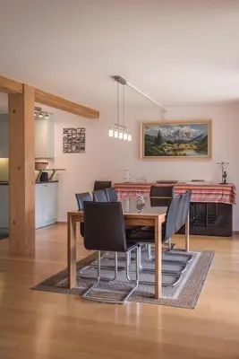 Küche/Küchenzeile in der Unterkunft Chalet Wyssbirg
