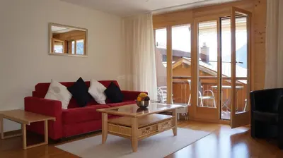 Ein Sitzbereich in der Unterkunft Chalet Bella Vista 3