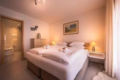 Ein Bett oder Betten in einem Zimmer der Unterkunft Chalet Bella Vista 4