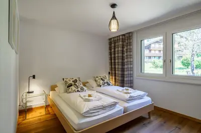 Ein Bett oder Betten in einem Zimmer der Unterkunft Chalet Veronica