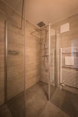 Ein Badezimmer in der Unterkunft Luterbach