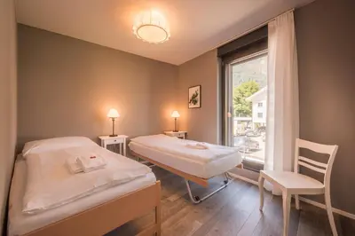 Ein Bett oder Betten in einem Zimmer der Unterkunft Independance First