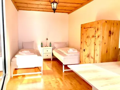 Ein Bett oder Betten in einem Zimmer der Unterkunft Mountain View