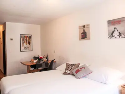 Ein Bett oder Betten in einem Zimmer der Unterkunft Apartment Haus Bellevue-6 by Interhome