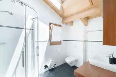 Ein Badezimmer in der Unterkunft Chalet Ulysse