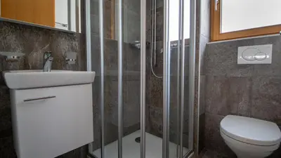 Ein Badezimmer in der Unterkunft Mon Reve Bergh