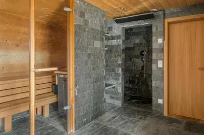 Ein Badezimmer in der Unterkunft Rupicapra