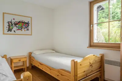 Ein Bett oder Betten in einem Zimmer der Unterkunft Sunnenstrahl EG
