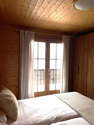 Ein Bett oder Betten in einem Zimmer der Unterkunft Toggi EG