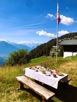 Naturlandschaft in der Nähe der Ferienwohnung
