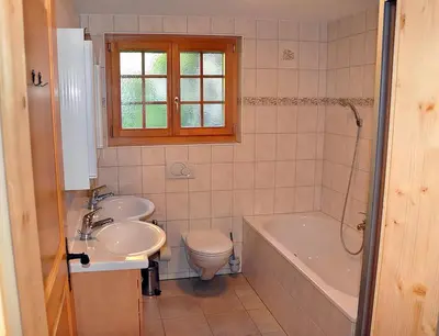 Ein Badezimmer in der Unterkunft Cresta