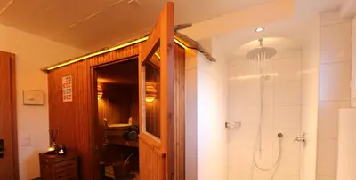 Ein Badezimmer in der Unterkunft Apartment Azur