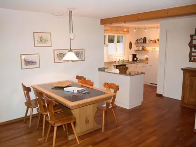 Küche/Küchenzeile in der Unterkunft Ferienwohnung Bim Stei