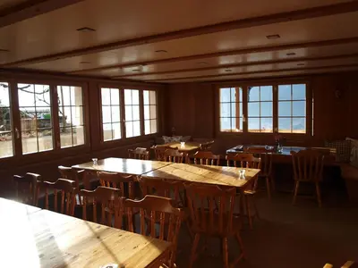 Ein Restaurant oder anderes Speiselokal in der Unterkunft Gasthof Engelberg