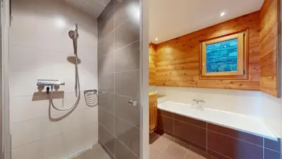Ein Badezimmer in der Unterkunft Egg SAUNA & LUXURY chalet 16 pers by Alpvision Résidences