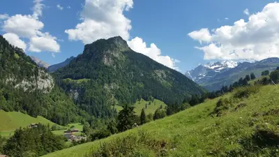Naturlandschaft in der Nähe des Chalets