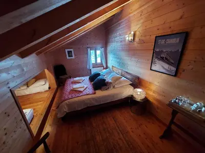 Ein Bett oder Betten in einem Zimmer der Unterkunft Gîte du Prilet
