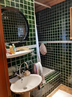 Ein Badezimmer in der Unterkunft Chalet Blettner