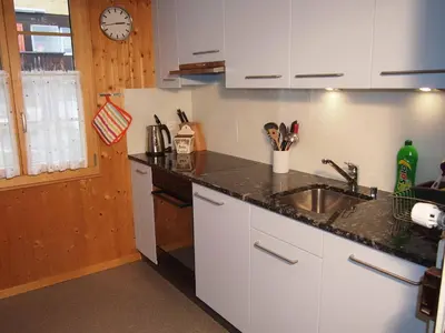 Küche/Küchenzeile in der Unterkunft Chalet Azeno OG