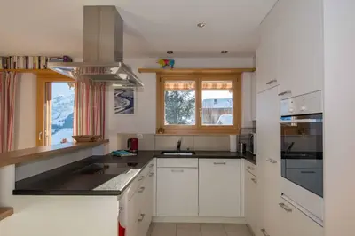 Küche/Küchenzeile in der Unterkunft Ferienwohnung Gartenweg