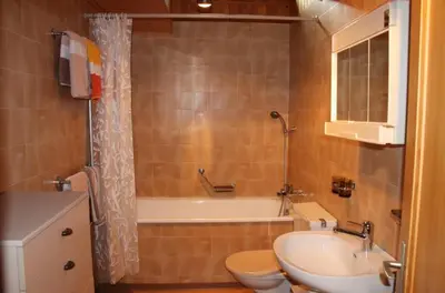Ein Badezimmer in der Unterkunft Haus Wiedersehn