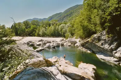 Naturlandschaft in der Nähe des Hostels