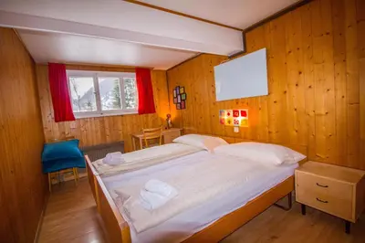 Ein Bett oder Betten in einem Zimmer der Unterkunft Hotel Hornerpub