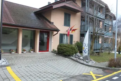 Das Gebäude in dem sich die Ferienwohnung befindet