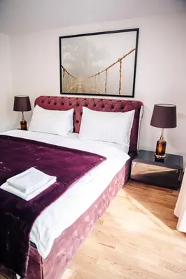 Ein Bett oder Betten in einem Zimmer der Unterkunft House on Lake/ HL