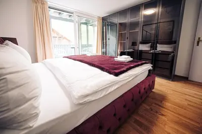 Ein Bett oder Betten in einem Zimmer der Unterkunft House on Lake/ HL