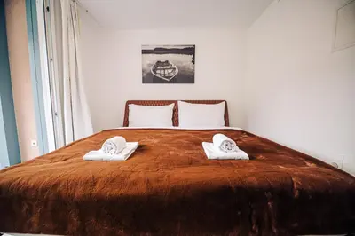 Ein Bett oder Betten in einem Zimmer der Unterkunft House on Lake/ HL