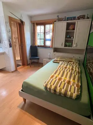 Ein Bett oder Betten in einem Zimmer der Unterkunft Chalet Medi