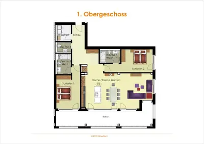 Grundriss der Unterkunft Apartment JungfrauCenter Brienzersee - GRIWA RENT