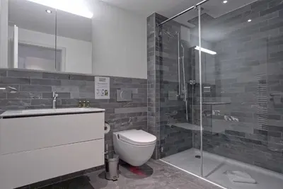 Ein Badezimmer in der Unterkunft Apartment JungfrauCenter Brienzersee - GRIWA RENT