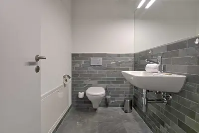 Ein Badezimmer in der Unterkunft Apartment JungfrauCenter Bällenhöchst - GRIWA RENT AG