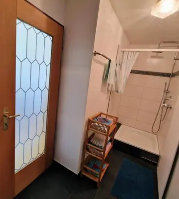 Ein Badezimmer in der Unterkunft Arve