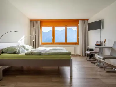 Ein Bett oder Betten in einem Zimmer der Unterkunft Apartment Zurschmitten 0 1- UG Süd by Interhome