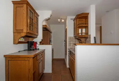 Küche/Küchenzeile in der Unterkunft Ferienwohnung Senggi